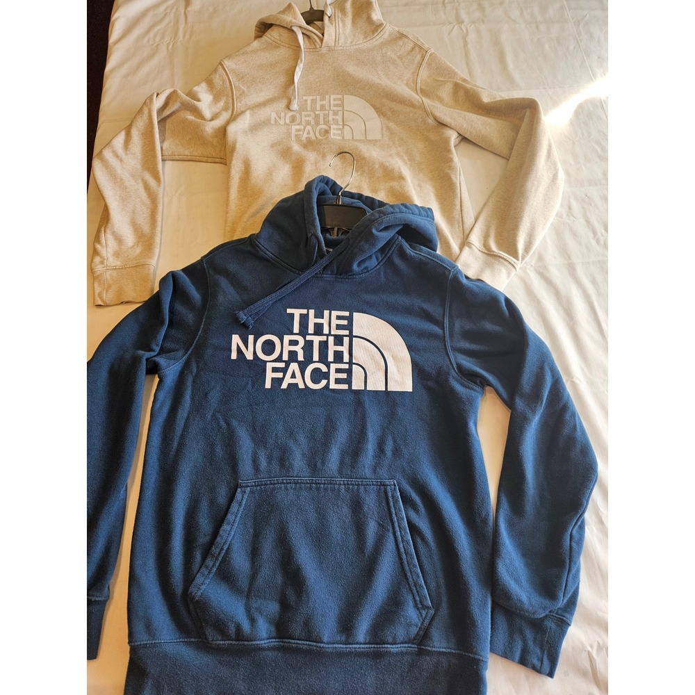 The North Face‎ Hoodie Pullover Blue Men's S 2pc lot